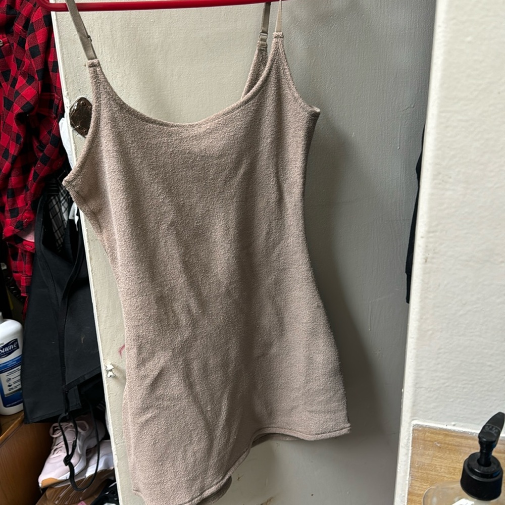 SKIMS TERRY DRESS DESSERT SIZE L
